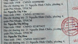 Bán nhà 21 Nguyễn Đình Chiểu Phường 4 Quận Phú Nhuận