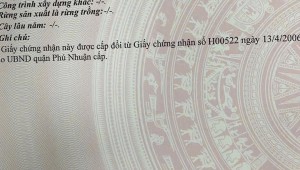Bán nhà 46BThửa: 5Tờ: 19 Phan Tây Hồ Phường 7 Quận Phú Nhuận