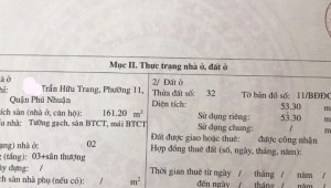 Bán nhà 2025-06-27 00:00:00 Trần Hữu Trang Phường 11 Quận Phú Nhuận