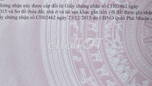 Bán nhà 69/11/16 Nguyễn Đình Chính Phường 15 Quận Phú Nhuận