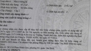 Bán nhà 2025-10-01 00:00:00 Huỳnh Lan Khanh Phường 2 Quận Tân Bình