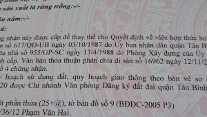 Bán nhà 128/25/24 Phạm Văn Hai Phường 3 Quận Tân Bình