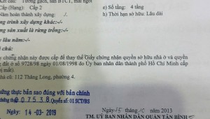Bán nhà 100 Thăng Long Phường 4 Quận Tân Bình