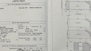 Bán nhà 92 Hiệp Nhất Phường 4 Quận Tân Bình