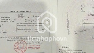 Bán nhà 47 Út Tịch Phường 4 Quận Tân Bình