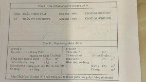 Bán nhà 41 Hoàng Việt Phường 4 Quận Tân Bình