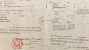 Bán nhà 87 Nguyễn Thái Bình Phường 4 Quận Tân Bình