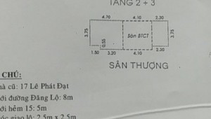 Bán nhà 17 Đặng Lộ Phường 7 Quận Tân Bình