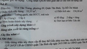 Bán nhà 2014-07-01 00:00:00 Tân Trang Phường 9 Quận Tân Bình