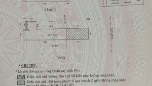 Bán nhà 933 Lạc Long Quân Phường 11 Quận Tân Bình