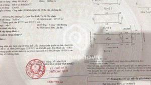 Bán nhà 8 B6 Phường 12 Quận Tân Bình