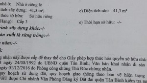 Bán nhà 44 Trung Lang Phường 12 Quận Tân Bình