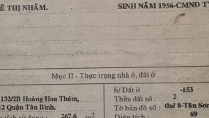 Bán nhà 119 Lê Trung Nghĩa Phường 12 Quận Tân Bình