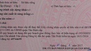 Bán nhà 17/33 Hoàng Hoa Thám Phường 13 Quận Tân Bình