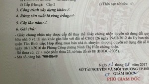 Bán nhà 236/16 Nguyễn Hồng Đào Phường 14 Quận Tân Bình