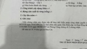 Bán nhà 68 Bàu Cát 1 Phường 14 Quận Tân Bình