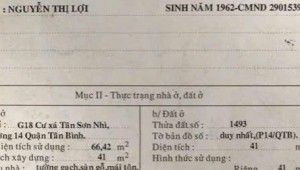 Bán nhà 92 Ba Vân Phường 14 Quận Tân Bình