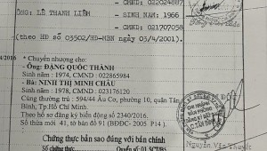 Bán nhà 716 Âu Cơ Phường 14 Quận Tân Bình