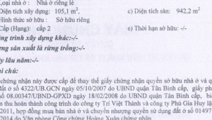 Bán nhà 10A Trương Công Định Phường 14 Quận Tân Bình