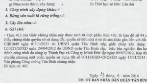 Bán nhà 154/4/4 Nguyễn Phúc Chu Phường 15 Quận Tân Bình
