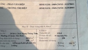 Bán nhà 433 Cộng Hòa Phường 15 Quận Tân Bình