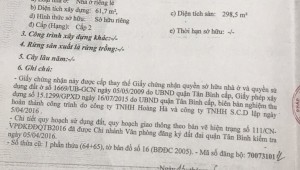 Bán nhà 25 Trần Thánh Tông Phường 15 Quận Tân Bình