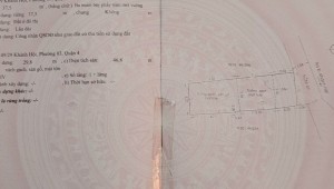 Bán nhà 49/29 Khánh Hội Phường 3 Quận 4