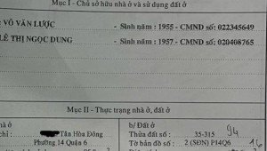 Bán nhà 78/3/3 Tân Hoà Đông, Quận 6. DT: 4.6m x 12.0m, diện tích: 50m2 giá: 4.4 tỷ